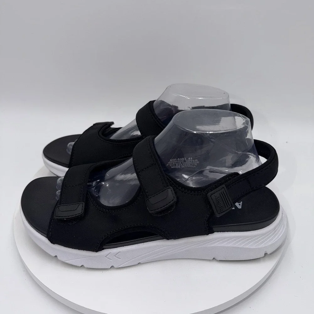 Alegria Sandie Women Size 41/10.5 Black Athletic Arch Support Adjustable Straps
